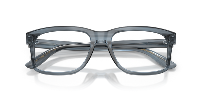 Dolce & Gabbana DG3453 in Transparent Blue On Striped Blue - Alternate View