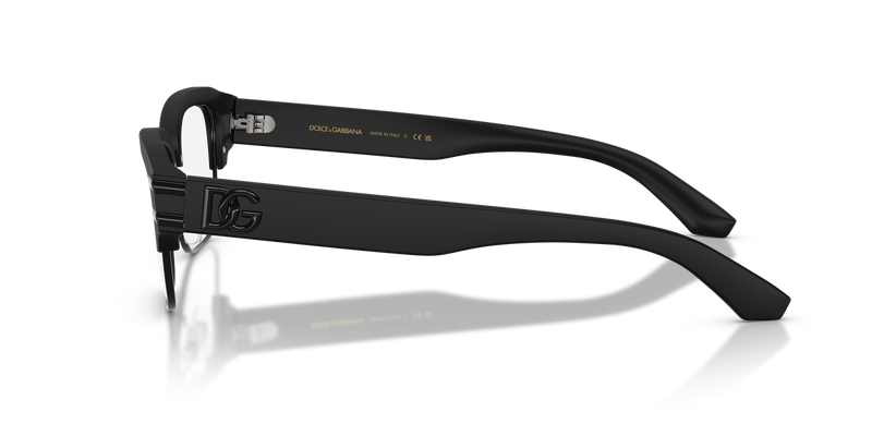 Dolce & Gabbana DG3456 in Matte Black - Back View