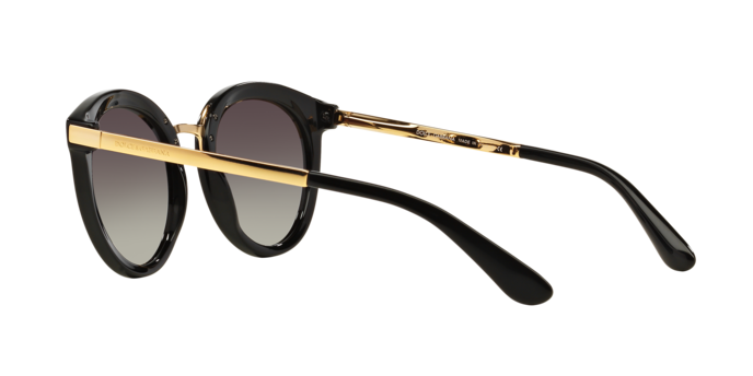 Dolce & Gabbana DG4268 in Black / Light Grey Gradient Dark Blue (501/8G) - Side View