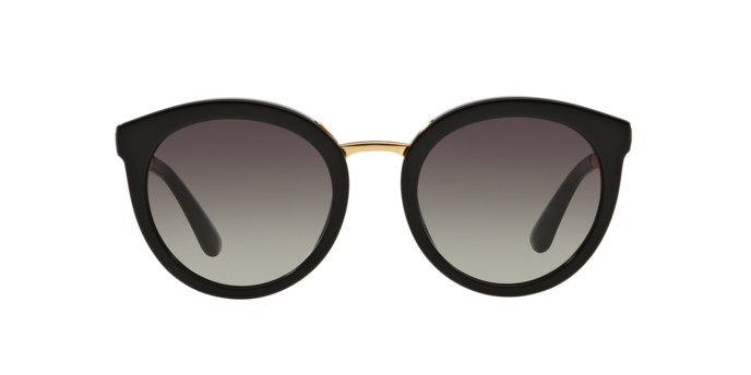 Dolce & Gabbana DG4268 in Black / Light Grey Gradient Dark Blue (501/8G) - Alternate View