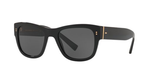 Dolce & Gabbana DG4338F - Black / Dark Grey (501/87)