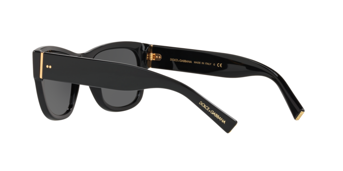 Dolce & Gabbana DG4338F in Black / Dark Grey (501/87) - Side View