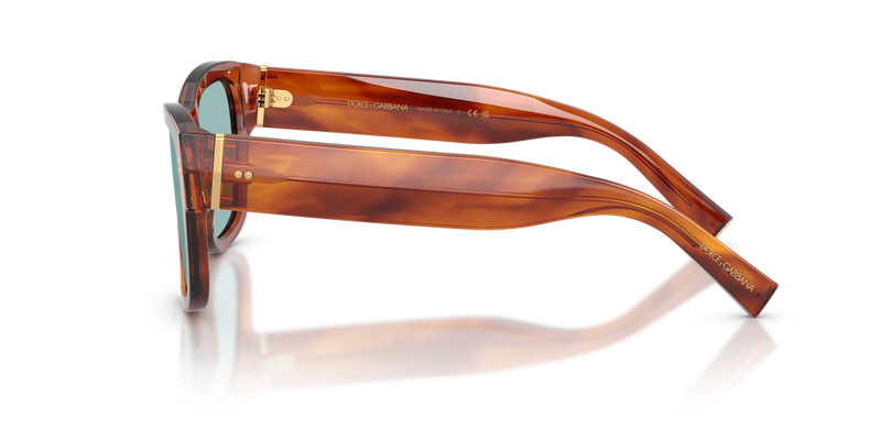 Dolce & Gabbana DG4338 in Havana Ginger / Blue (322180) - Alternate View