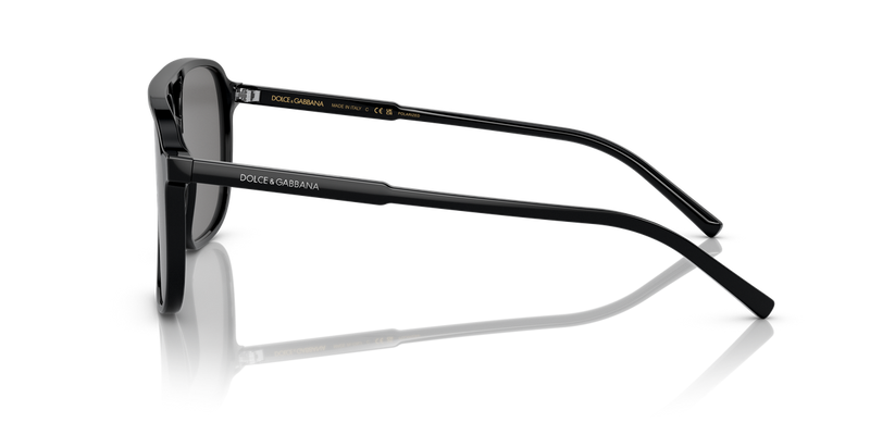 Dolce & Gabbana DG4423F in Black / Polar Grey (501/81) - Back View