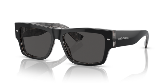 Dolce & Gabbana DG4451 - Black On Grey Havana / Dark Grey (340387)