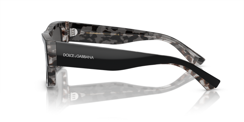 Dolce & Gabbana DG4451 in Black On Grey Havana / Dark Grey (340387) - Back View