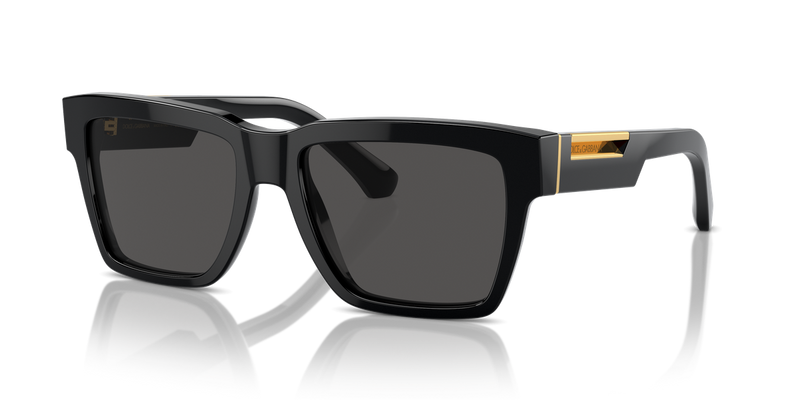 Dolce & Gabbana DG4465F in Black / Dark Grey (501/87) - Front View