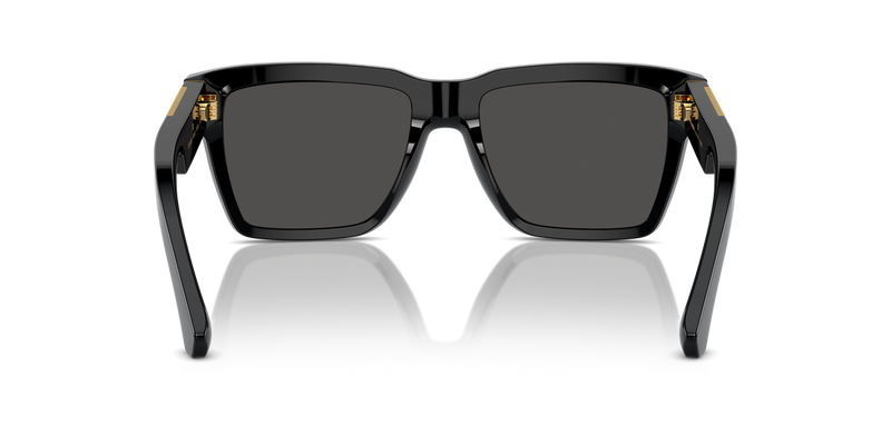 Dolce & Gabbana DG4465F in Black / Dark Grey (501/87) - Temple Detail