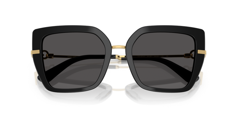 Dolce & Gabbana DG4474F in Black / Dark Grey (501/87) - Side View