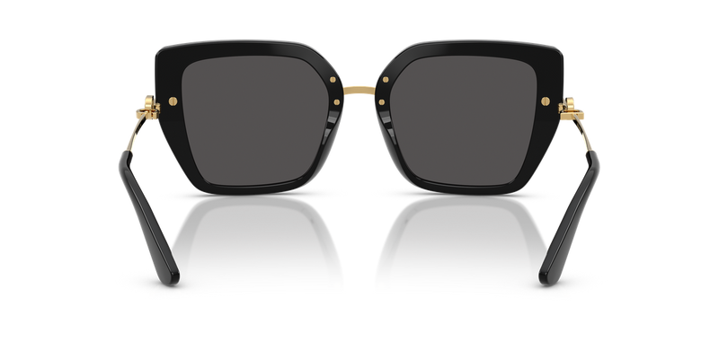 Dolce & Gabbana DG4474F in Black / Dark Grey (501/87) - Temple Detail