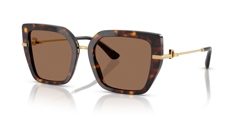 Dolce & Gabbana DG4474 in Havana / Dark Brown (502/73) - Front View