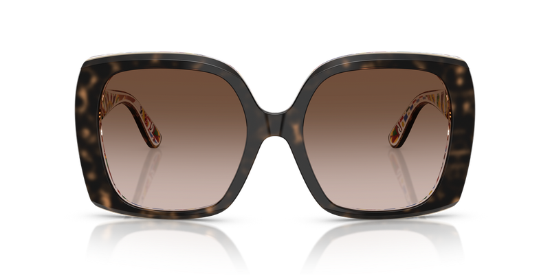 Dolce & Gabbana DG4475 in Havana On White Barrow / Brown Gradient (321713) - Alternate View
