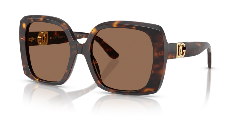 Dolce & Gabbana DG4475 in Havana / Dark Brown (502/73) - Alternate View