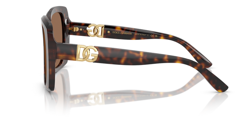 Dolce & Gabbana DG4475 in Havana / Dark Brown (502/73) - Alternate View