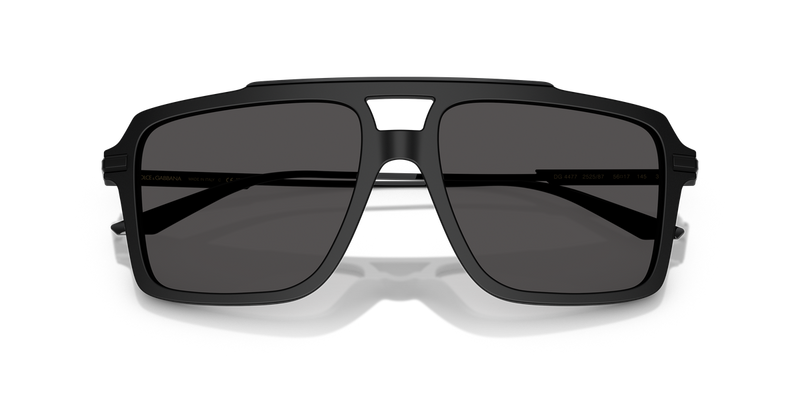 Dolce & Gabbana DG4477 in Matte Black / Dark Grey (252587) - Alternate View