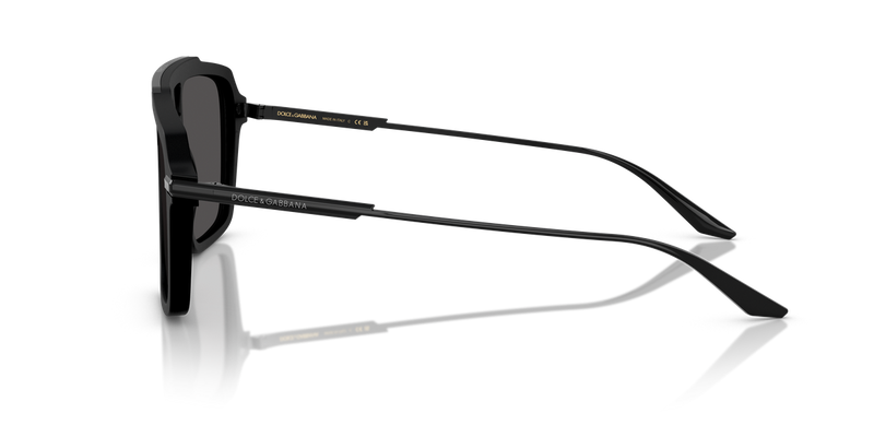 Dolce & Gabbana DG4477 in Matte Black / Dark Grey (252587) - Alternate View