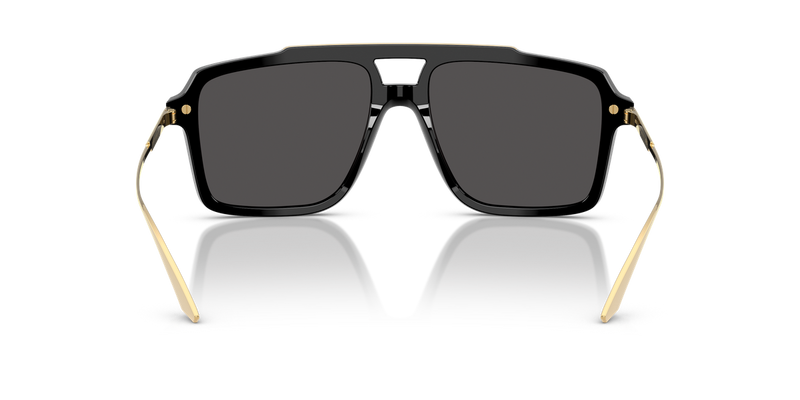 Dolce & Gabbana DG4477 in Black / Dark Grey (501/87) - Back View