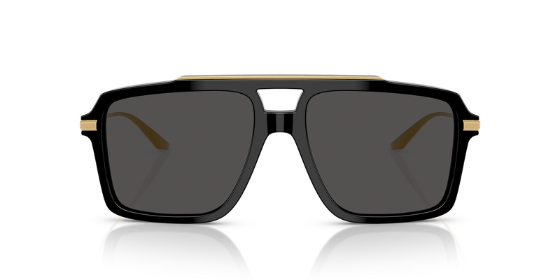 Dolce & Gabbana DG4477 in Black / Dark Grey (501/87) - Temple Detail