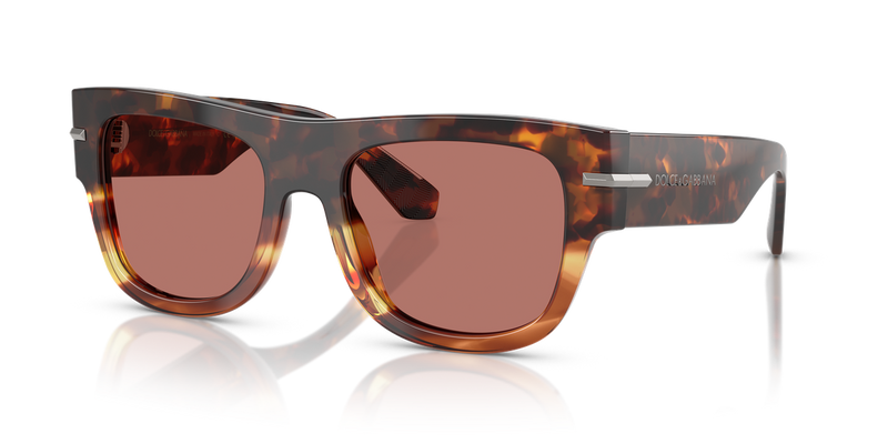 Dolce & Gabbana DG4484F in Havana Warm Brown / Bordeaux (3438M6) - Front View