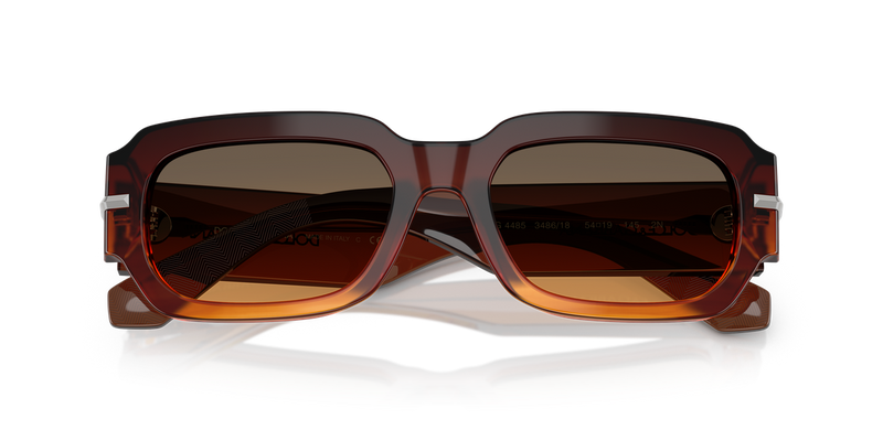 Dolce & Gabbana DG4485 in Gradient Striped Brown / Orange Gradient Light Green (348618) - Alternate View