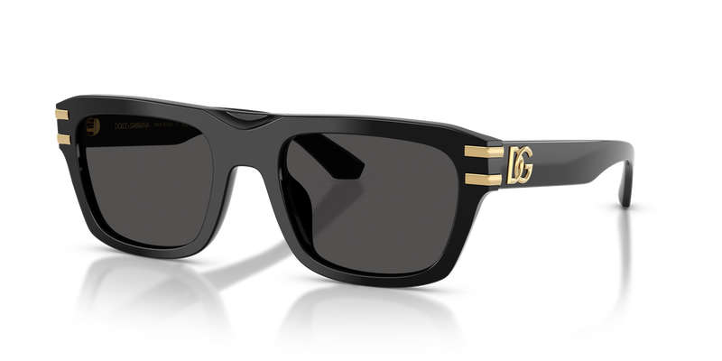 Dolce & Gabbana DG4496 in Black / Dark Grey (501/87) - Front View