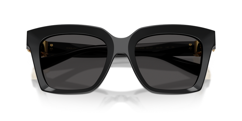 Dolce & Gabbana DG4498 in Black / Dark Grey (501/87) - Side View
