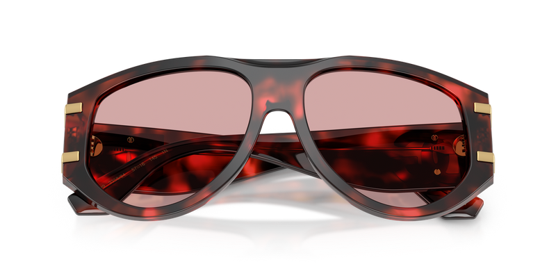 Dolce & Gabbana DG4499 in Red Havana / Light Violet (335884) - Alternate View