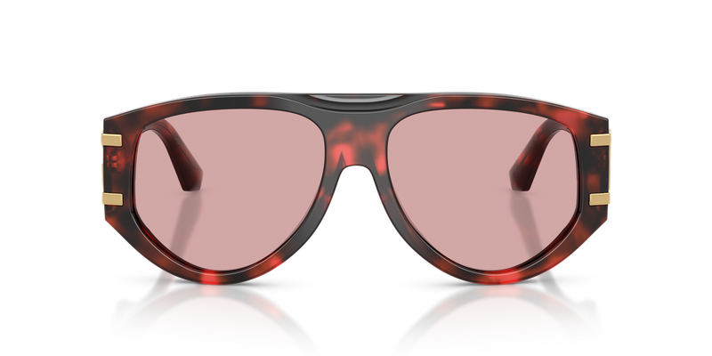 Dolce & Gabbana DG4499 in Red Havana / Light Violet (335884) - Alternate View