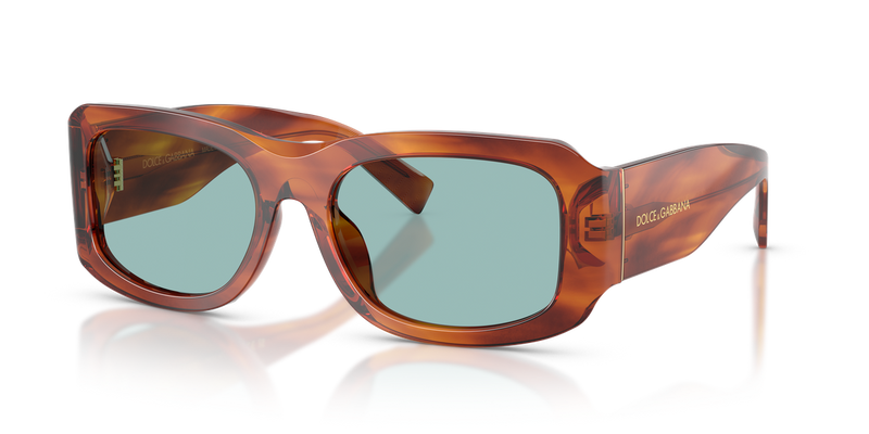 Dolce & Gabbana DG4503 in Striped Ginger / Blue (322180) - Alternate View