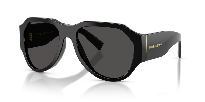 Dolce & Gabbana DG4504 in Black / Dark Grey (501/87) - Alternate View