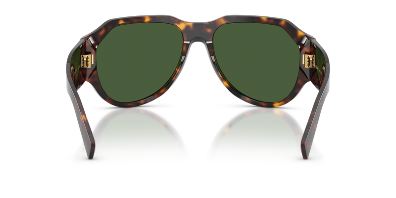 Dolce & Gabbana DG4504 in Havana / Dark Green (502/71) - Alternate View