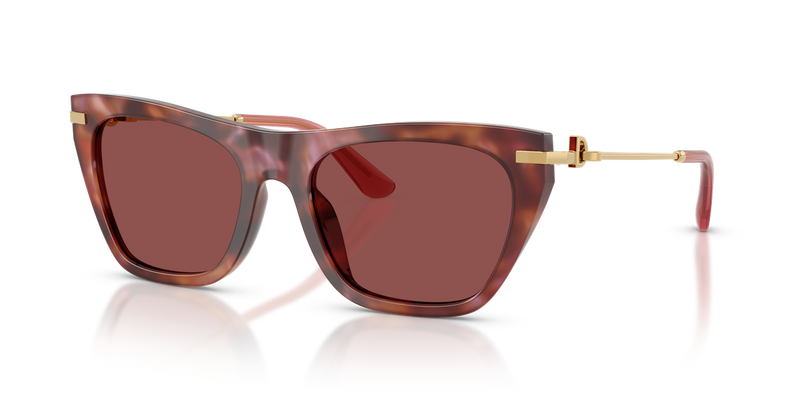 Dolce & Gabbana DG4511 in Havana Brown / Dark Violet (344475) - Front View