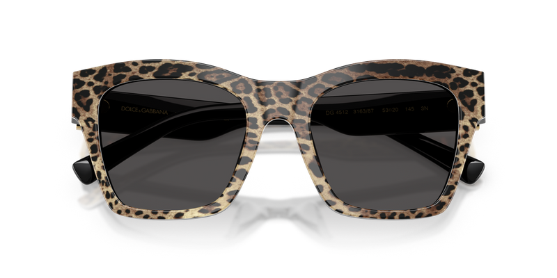 Dolce & Gabbana DG4512 in Leo Brown On Black - Alternate View