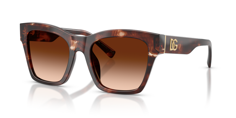 Dolce & Gabbana DG4512 in Dark Red Havana - Alternate View