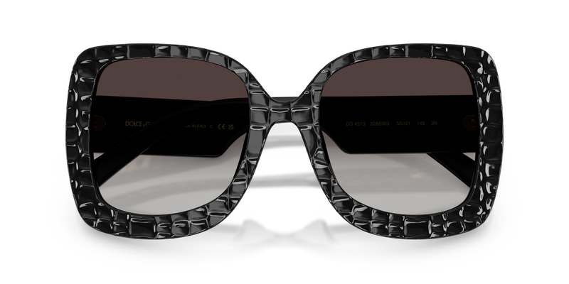 Dolce & Gabbana DG4513 in Black Texture Cocco - Alternate View