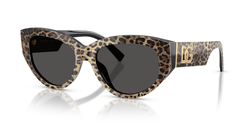 Dolce & Gabbana DG4514 in Leo Brown On Black - Alternate View