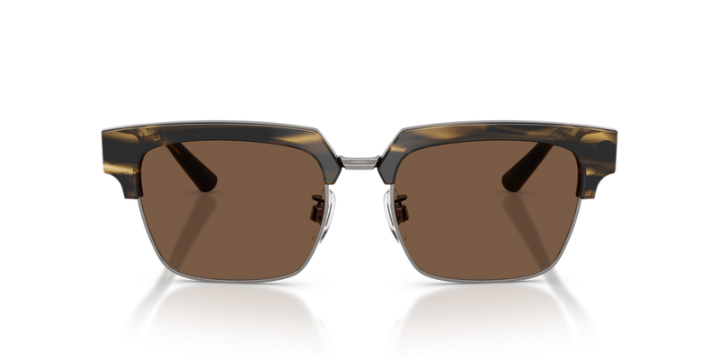 Dolce & Gabbana DG4522 in Striped Brown / Brown (306373) - Alternate View