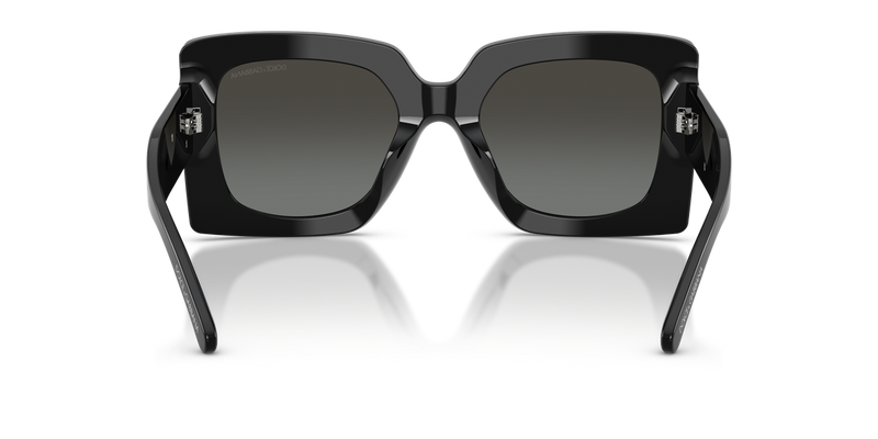 Dolce & Gabbana DG4525B in Black / Grey Mirror Silver Gradient (501/88) - Alternate View