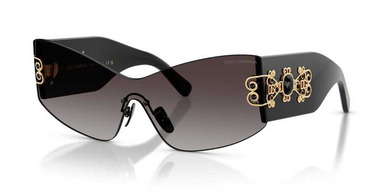 Dolce & Gabbana DG4526B in Black / Grey Gradient (501/8G) - Alternate View