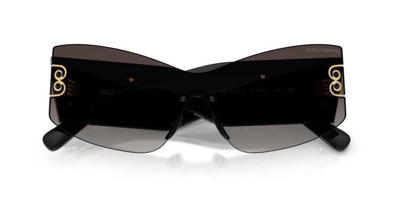 Dolce & Gabbana DG4526B in Black / Grey Gradient (501/8G) - Alternate View