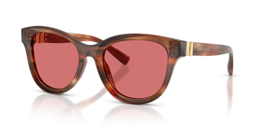 Dolce & Gabbana DG4533 - Striped Brown / Red (322175)