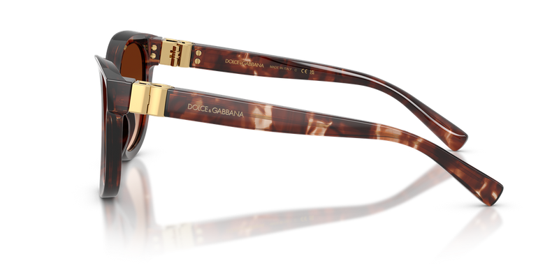 Dolce & Gabbana DG4533 in Dark Red Havana / Brown Gradient (322274) - Alternate View
