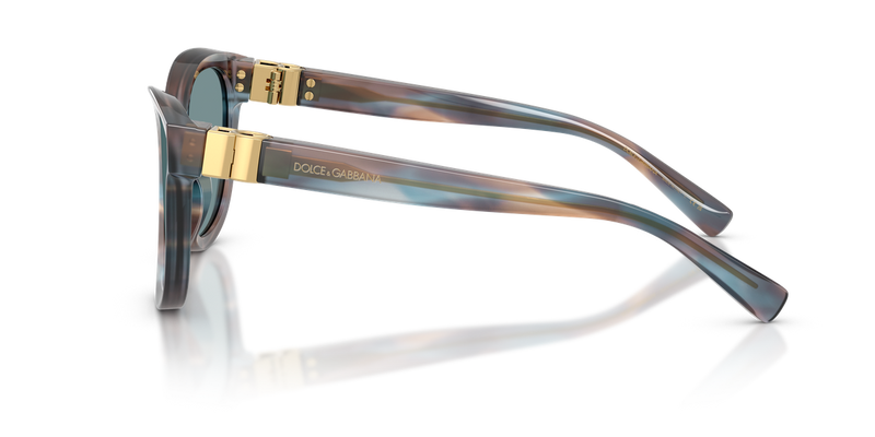 Dolce & Gabbana DG4533 in Striped Blue / Teal Blue (344880) - Alternate View