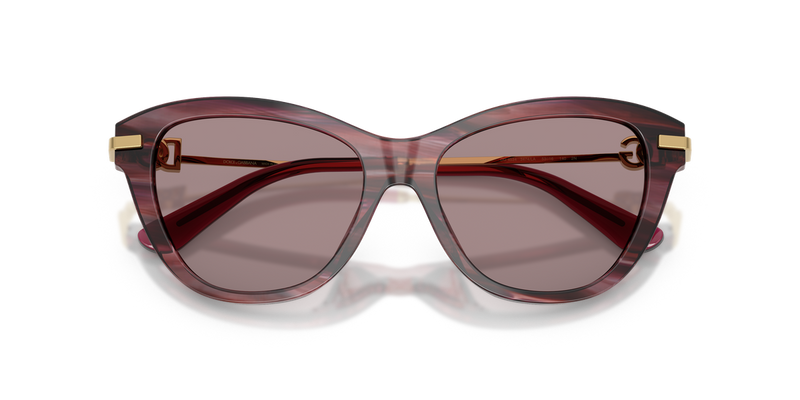 Dolce & Gabbana DG4534 in Striped Violet / Violet (3474LA) - Side View