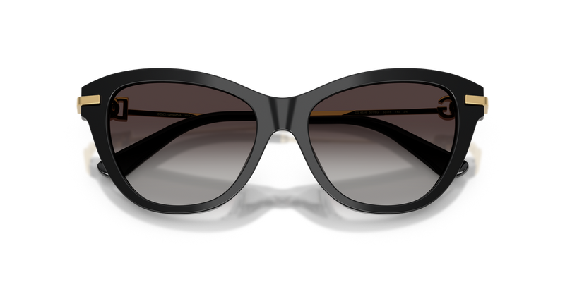 Dolce & Gabbana DG4534 in Black / Light Grey Gradient Black (501/8G) - Alternate View