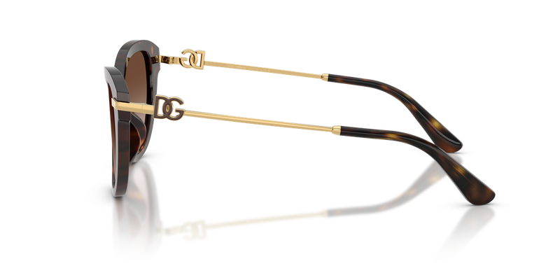 Dolce & Gabbana DG4534 in Havana / Light Brown Gradient Dark Brow (502/13) - Alternate View