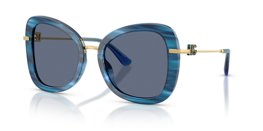 Dolce & Gabbana DG4535 - Striped Blue / Blue (347272)
