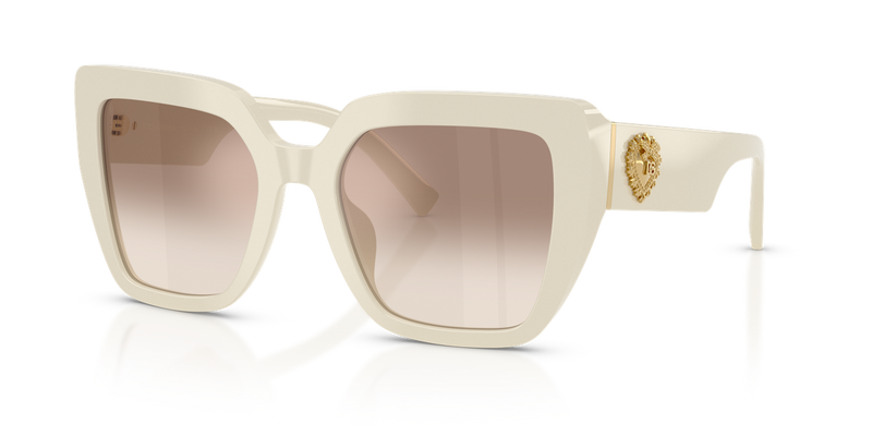 Dolce & Gabbana DG4538 in Cream / Clear/Brown/Silver (331294) - Alternate View