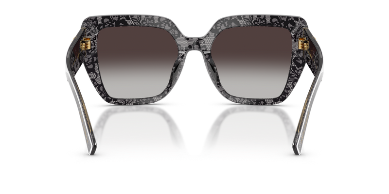 Dolce & Gabbana DG4538 in Print Black Lace / Grey Gradient (34718G) - Alternate View