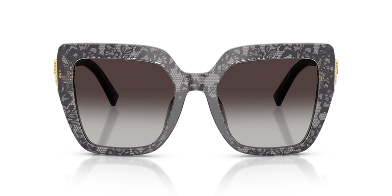 Dolce & Gabbana DG4538 in Print Black Lace / Grey Gradient (34718G) - Alternate View